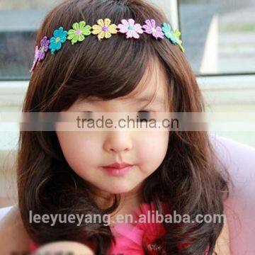 Mid-length natural looking brunette wig for kids