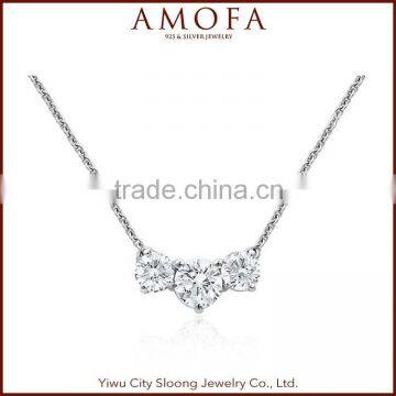 Jewelry Sale Round Sliver pendant short chain necklace