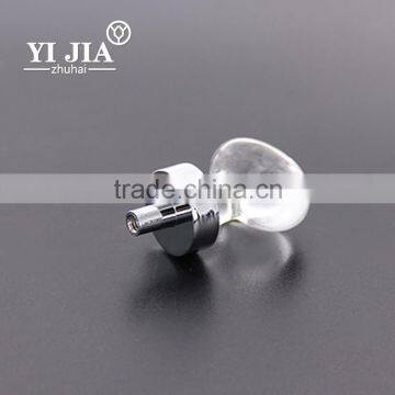 1 1/4 Inch Clear Zinc Alloy Polished Chrome Crystal Knob photo-6