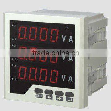 96*96 THREE-PHASE THREE ROW AC VOLTAGE AND FREQUENCY LED DIGITAL COMBINATION METER RH-3UIF33