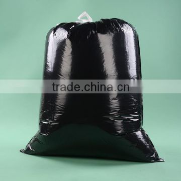 Made in guangzhou black color plastic trash bag