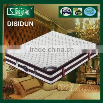 Disidun Furniture High quality pocket spring latex memory foam mattress bed mattress foam mattress