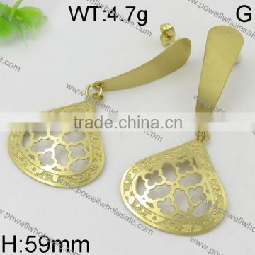 Fashionable hot style arabic gold earring designs