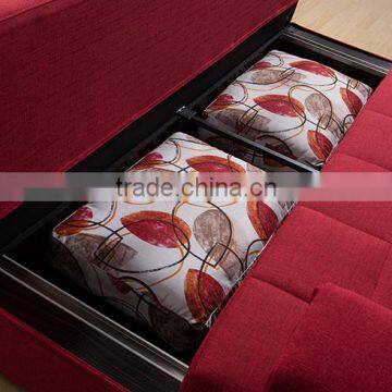 Home Furmiture Confortable Fabric Sofa Cum Bed With Storage photo-5