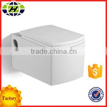 China manufacturer ceramic wall hung prefab toilet bathroom