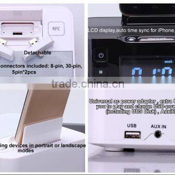 Multi-functional Speaker Dock With Programmable 90-minute Sleep Timer For Mobile Phones photo-4