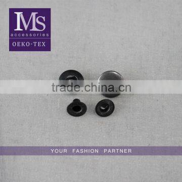 Metal Press Snap Button with any logo printing, 14mm spring snap button