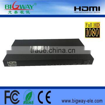 high quality HDMI Splitter 1 in 8 support 3d 1080p 4k