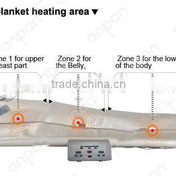 GS-03 3 ZONE Electronic Far Infrared Hot Heated Sauna Blanket With CE