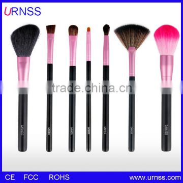 wholesale!!! 7 pcs professional high quality custom makeup brushes