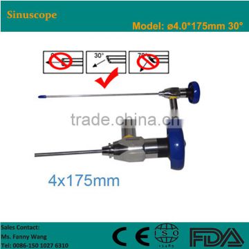 Stainless Sinuscope with Storz Stryker Olympus Wolf connector 4.0*175mm 30 degree