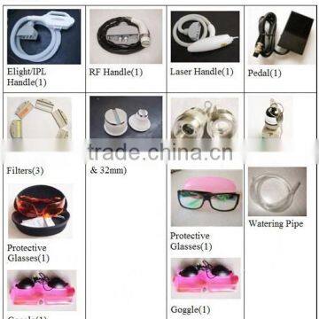 Professional Elight Ipl rf nd Yag Laser for Hair Removal and Tattoo Removal,wrinkle Removal
