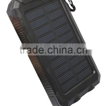 10000mah Solar USB Power Bank Dual USB Solar Universal Emergency Charger