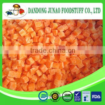 fresh frozen IQF Grade A Bulk Packaging carrot