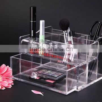 New products acrylic makeup cases, acrylic cosmetic organizer,acrylic makeup sets