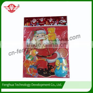 New Fashion Removable santa claus wall stickers