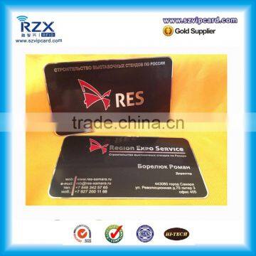 Stainless Steel Matt Black Metal Business Card With High Quality photo-4