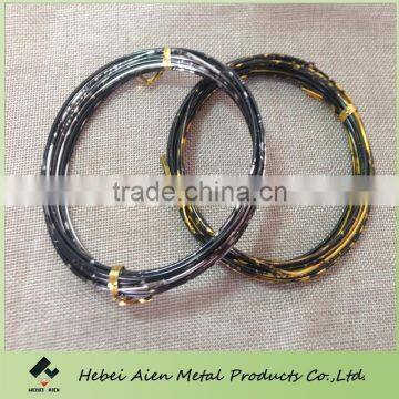 double color decorative colored aluminum wire