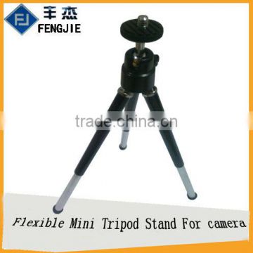 Aluminum tube mini camera tripod