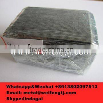 Custom logo concrete hooked steel fibers China Factory