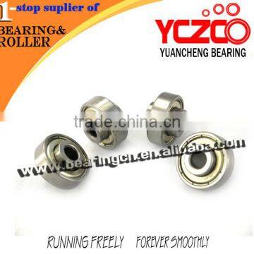 high speed low noise skateboard/slide plate roller bearing