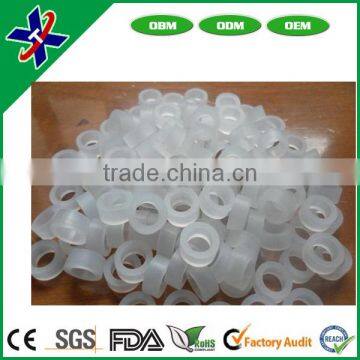 Transparent silicone grommet