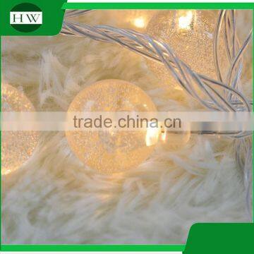 50 LED Warm White Fairy Christmas Wedding Decoration Party Battery Led Crystal Magic Ball Light photo-3