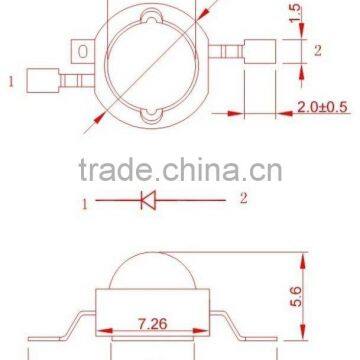 1w High Power Led 3v 460nm 3w High Power Led 460nm 3w High Power Led photo-6