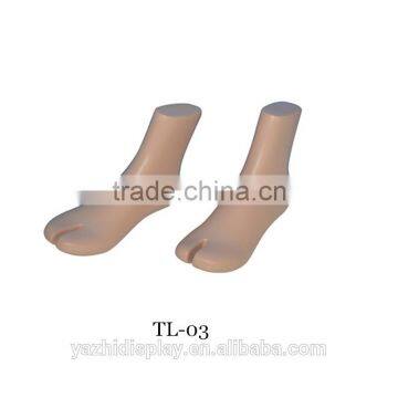 High Quality lifelike size socks female foot mannequin for sale