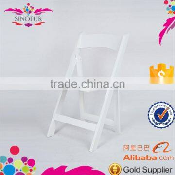 chinese white outdoor hotel hall party folding chair furniture