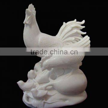 Small Marble Animal Craft of Chicken Sculpture