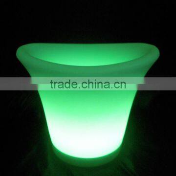 Cheap Waterproof Plastic Large RGB LED Glowing Illuminated Wine Bucket/ice Bucket/wine Coolers photo-2
