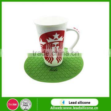 Eco-friendly Custom Fish Shape Heat Resistant Anti-slide Silicone Cup Coaster / Silicone Cup Mat photo-6
