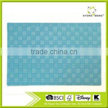 Kitchen Placemat Multi Colored PP Placemats, Solid Red photo-5