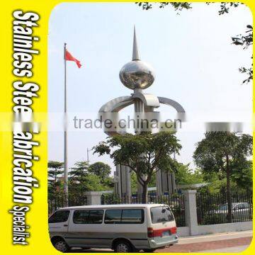 Modern Sculpture Stainless Steel Sculpture Large Outdoor Sculpture photo-4