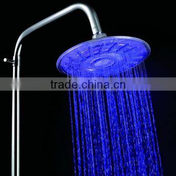 Big Rainfall LED Temperature Sense Control Electric Shower Head, LED Overhead LED Ceiling Shower Head Factory Cheap Price photo-3