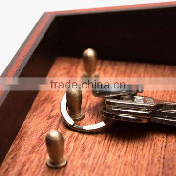 High Quality Easy Assembly Household Wooden Key Rack, Original Wood Jewelry Decorations Racks photo-5