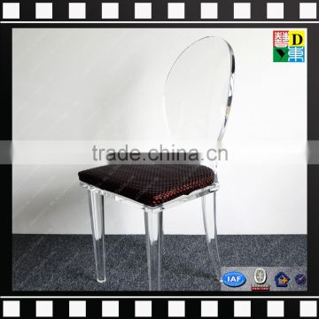 Transparent armless acrylic wedding chairs from china manufacturer