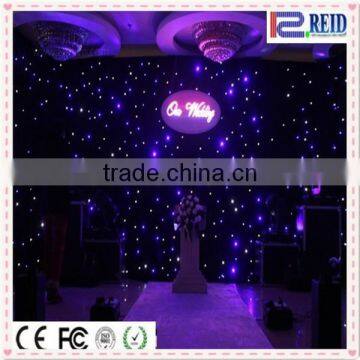 Fairy fireproof flexible star curtain 2014 new wedding stage decoration