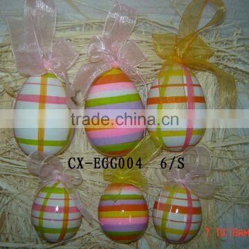 Ceramic easter egg for decoration