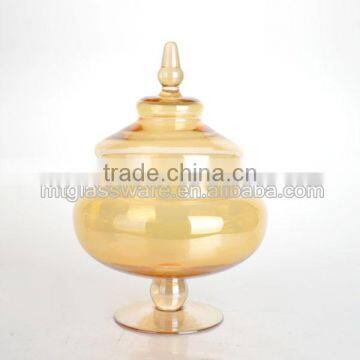 Mintao Custom High Quality Glass Lockable Candy Jar
