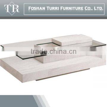 Modern Nature Travertine Marble Coffee Table for Home Furniture Used photo-3
