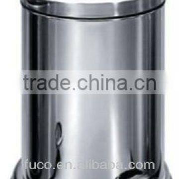 TRASH CAN WITH PEDAL 40L STAINLESS STEEL Bin WITH plastic base