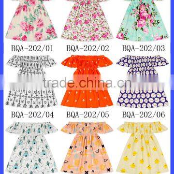 2017 Smocked Baby Girls Slip Summer Floral Dress photo-6