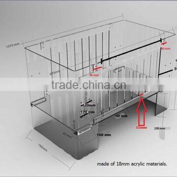 China Manufacturer Wholesale Acrylic Baby Crib Attached Bed/baby Bed photo-3