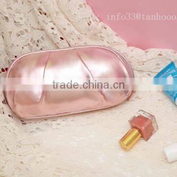 TANHOOO Personalized Cosmetic Bags Pink Bulk Cosmetic Bags Production Emboss or Printing photo-2
