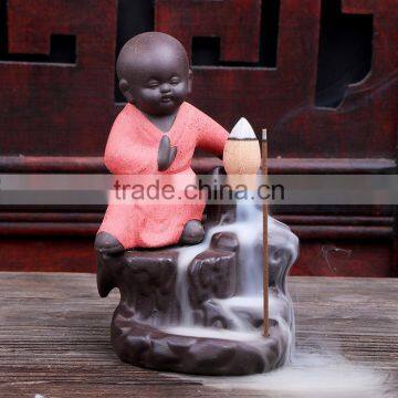 Kungfu Monk Backflow Incense Burner Creative Arts And Crafts photo-5