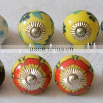 Beautiful Mix Design Hand Painted Cabinet Ceramic Knobs