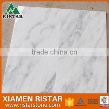 Chinese Carrara marble tile,guangxi white marble tiles