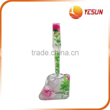 PP PS Water Transparent Toilet Brush Decorative Toilet Brush Holder